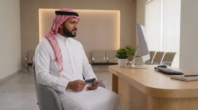Faisal exhales, sits back a little, and asks his question more calmly.